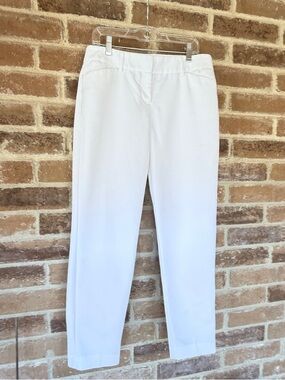 Express White Straight-Leg Women's Pants